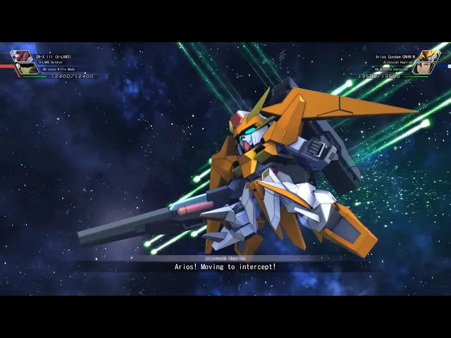 sd gundam g-generation cross rays - arios gundam gnhw/m all animations